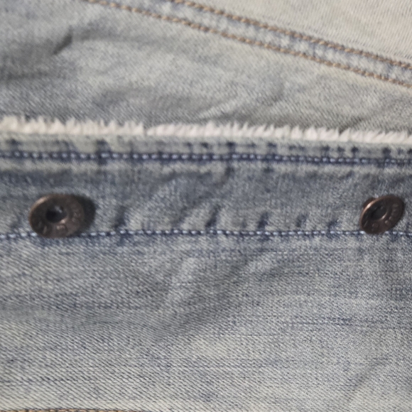 Men's Blue Denim Jacket Akoo EMBROIDERED SIZE XXL - Picture 5 of 6